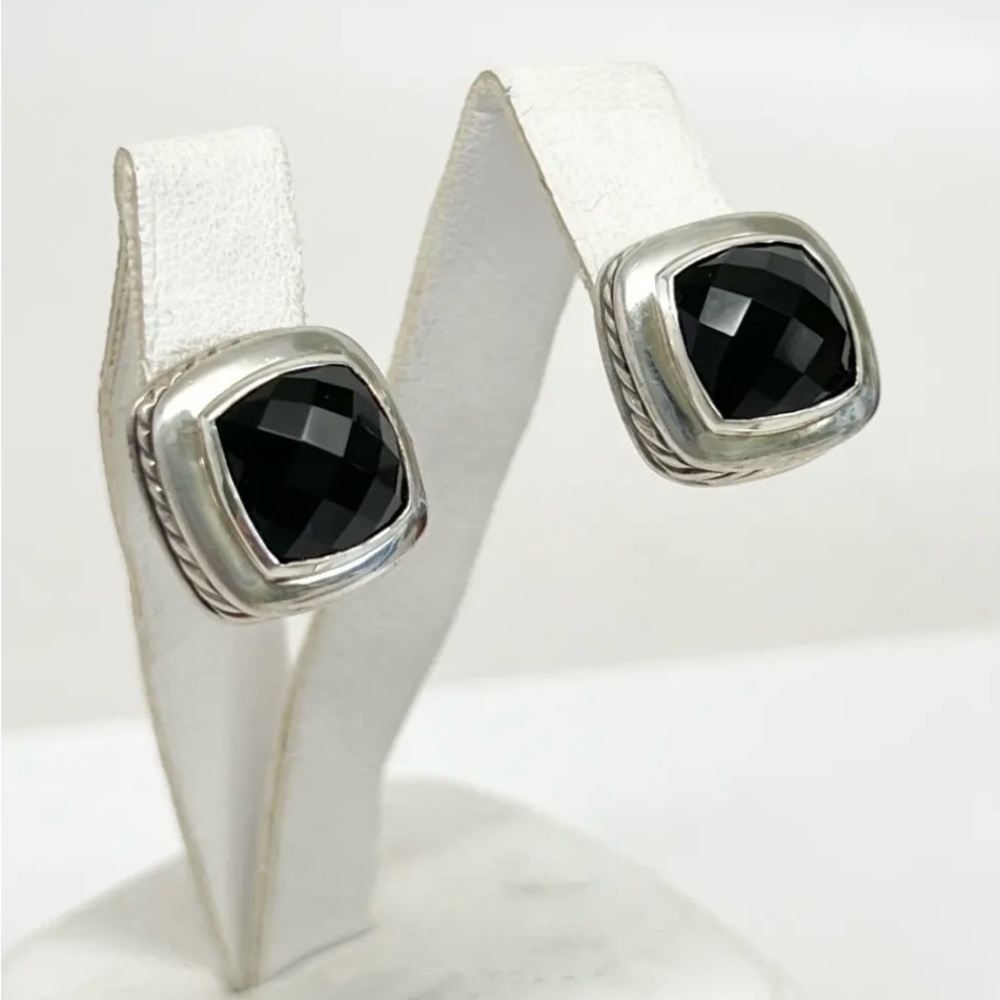 David Yurman Black Onyx Albion Earrings